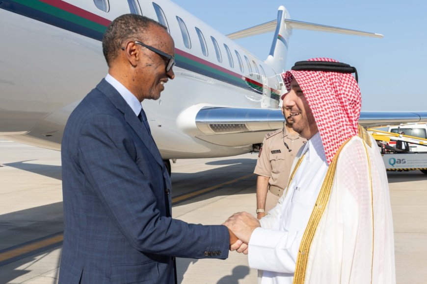 Perezida Kagame yageze i Doha mu nama mpuzamahanga y’iterambere ry’imibereho y’abaturage
