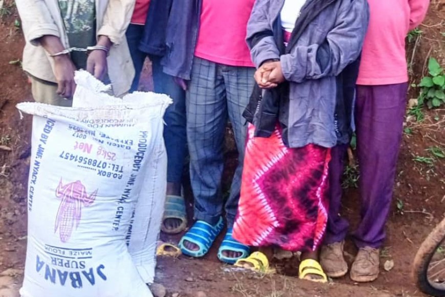 Nyamasheke: Abantu batanu bafunzwe bazira kwiba ibiribwa by’abanyeshuri