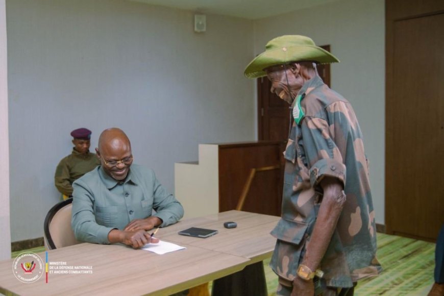 RDC: Aracyari umusirikare wa Leta ku myaka 102