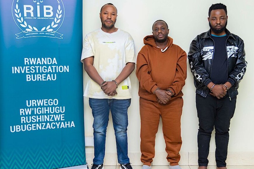 RIB yafashe abagabo batatu bakekwaho kwiba za sitasiyo za esanse zitandukanye mu gihugu