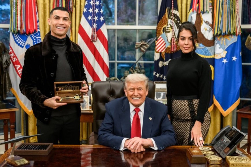 Cristiano Ronaldo yizeje Perezida Donald Trump ikintu gikomeye nyuma y'ibiganiro bagiranye