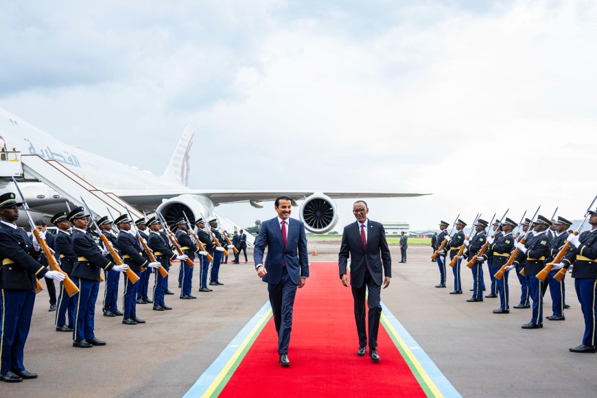 President Kagame Received Qatar’s Amir for a Two-Day Working Visit