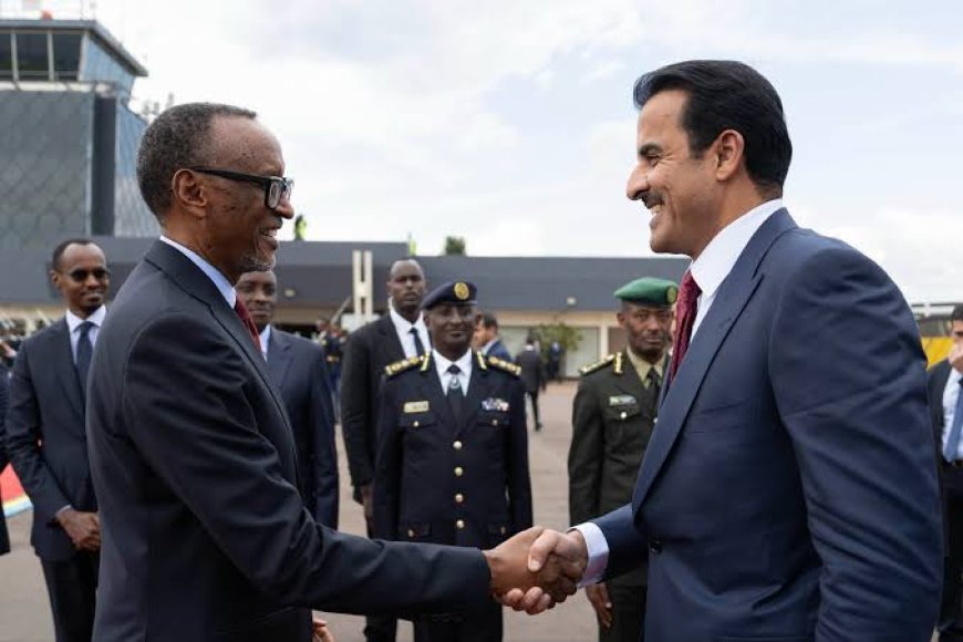 Perezida Kagame yashimye uruzinduko rwa Emir wa Qatar mu Rwanda