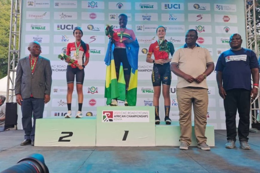 U Rwanda rwegukanye umudali wa Zahabu muri Shampiyona Nyafurika y’amagare