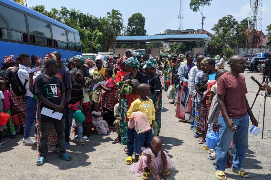 U Rwanda rwakiriye abanyarwanda 219 batahutse bavuye muri RDC