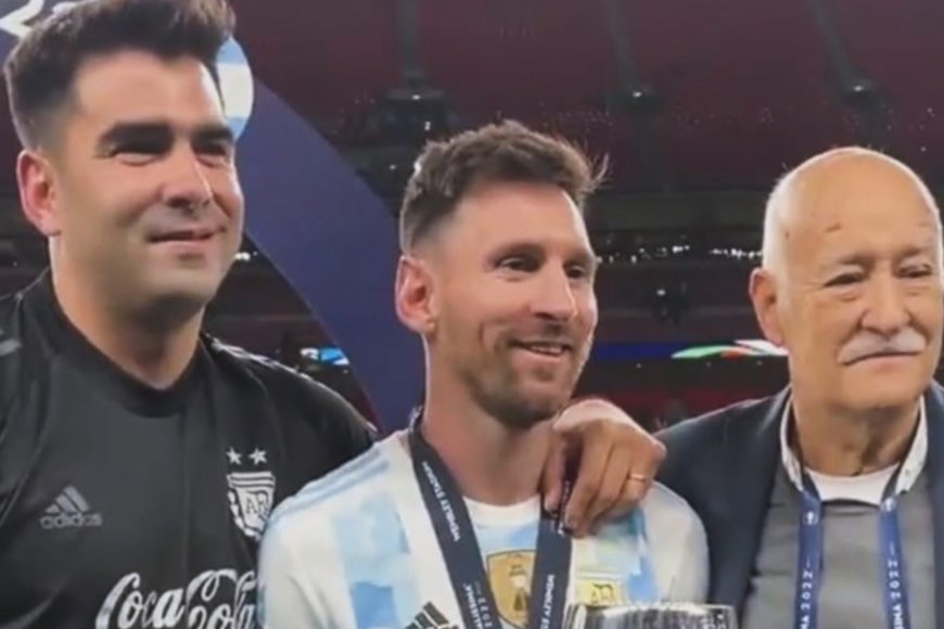 Uwatumye Lionel Messi akinira ikipe y'igihugu ya Argentina yitabye Imana