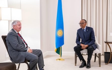 President Kagame Met with Senator Lindsey Graham in Washington, D.C.