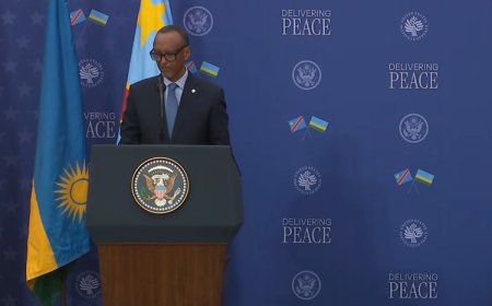 President Kagame Hails Trump’s Leadership in Rwanda–DRC Peace Deal and Urges Africa to Secure the Washington Accords
