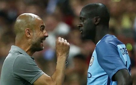 Mubona nk'inzoka! Yaya Touré yarikoroje nyuma yo kuvuga amagambo ateye ubwoba kuri Pep Guardiola