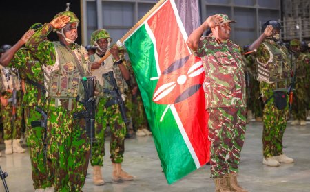 Kenya Welcomes Home First Contingent of Police Officers after 18-Month Haiti Peace Mission