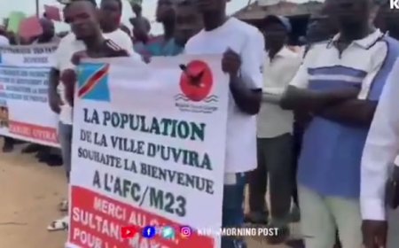 Uvira: Abaturage bigaragambije basaba ko AFC/M23 itava mu mujyi wabo