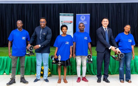 Chinese Embassy in Rwanda Hands Over 100 Sewing Machines to Youth at Kimisagara Yego Center