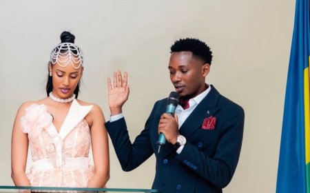 Lynda Priya yasezeranye na Irenge Christian 