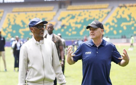 Gianni Infantino arareba bwa mbere umukino wa Shampiyona y’u Rwanda