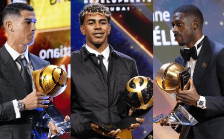 Ousmane Dembélé na Lamine Yamal bakomeje kwiharira ibihembo muri uyu mwaka