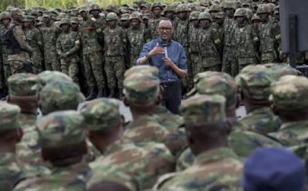 Perezida Kagame yashimiye ingabo z’u Rwanda uko zitwaye muri uyu mwaka wa 2025