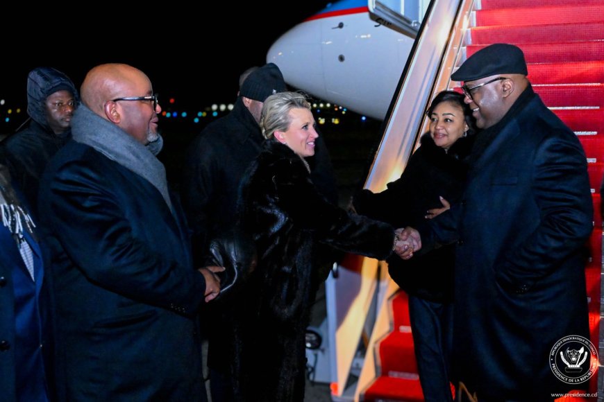 Perezida Félix-Antoine Tshisekedi yageze i Washington gusinya amasezerano y’amahoro hagati ya RDC n'u Rwanda