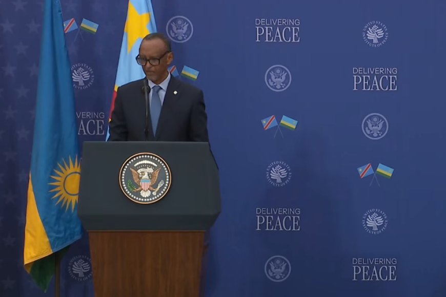 President Kagame Hails Trump’s Leadership in Rwanda–DRC Peace Deal and Urges Africa to Secure the Washington Accords