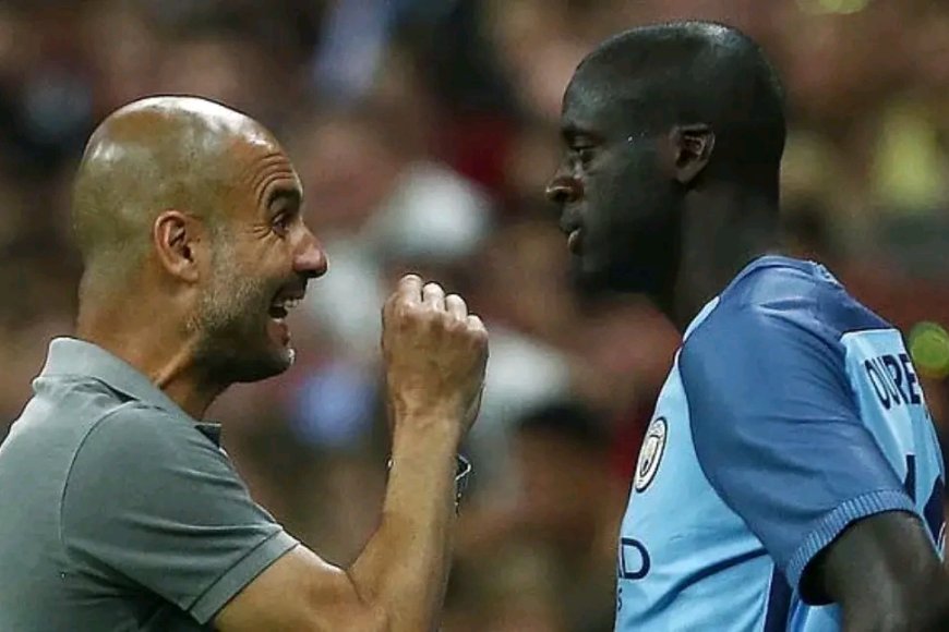 Mubona nk'inzoka! Yaya Touré yarikoroje nyuma yo kuvuga amagambo ateye ubwoba kuri Pep Guardiola