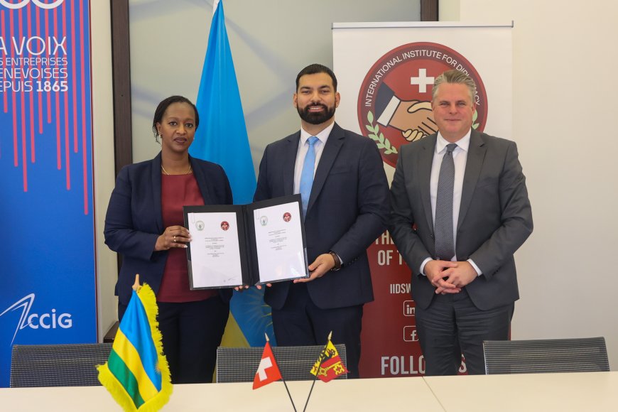 Rwanda, IID Sign MoU to Strengthen Diplomatic Training and Capacity Building