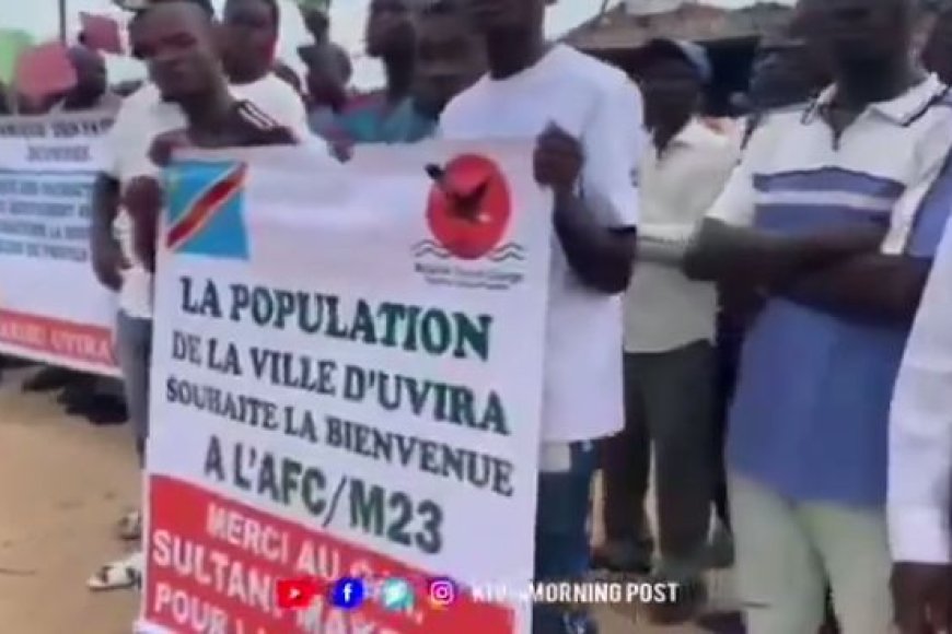 Uvira: Abaturage bigaragambije basaba ko AFC/M23 itava mu mujyi wabo