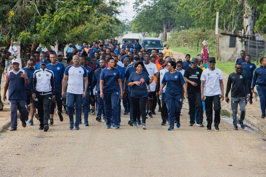 Rwandan Security Forces Join Community Sports Activities in Northern Mozambique