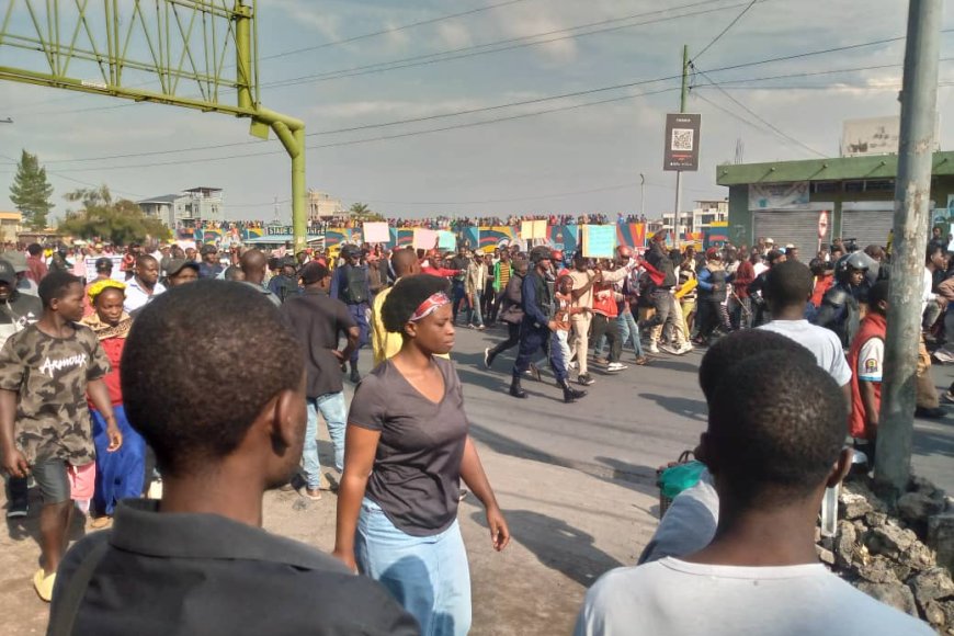 Eastern DR Congo: Goma Residents Protest AFC/M23 Withdrawal from Uvira