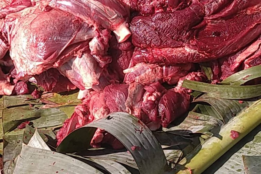 Nyamasheke: Abaturage bazindukiye kubaga inka mu kwitegura Bonane