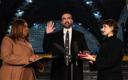 Zohran Mamdani Sworn in as New York City’s First Muslim Mayor, Takes Oath on the Qur’an