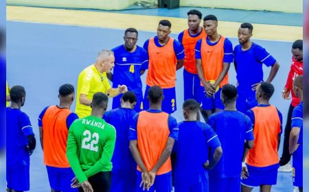 Ikipe y’igihugu y’u Rwanda ya Handball igiye gukina na Gabon 