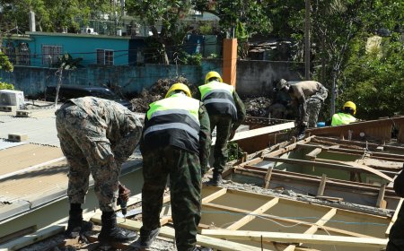 Rwanda and Jamaica Defence Forces Begin Rebuilding After Hurricane Damage