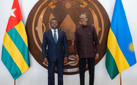 Perezida Kagame yaganiriye na Faure Gnassingbé ku ntambara yo muri RDC