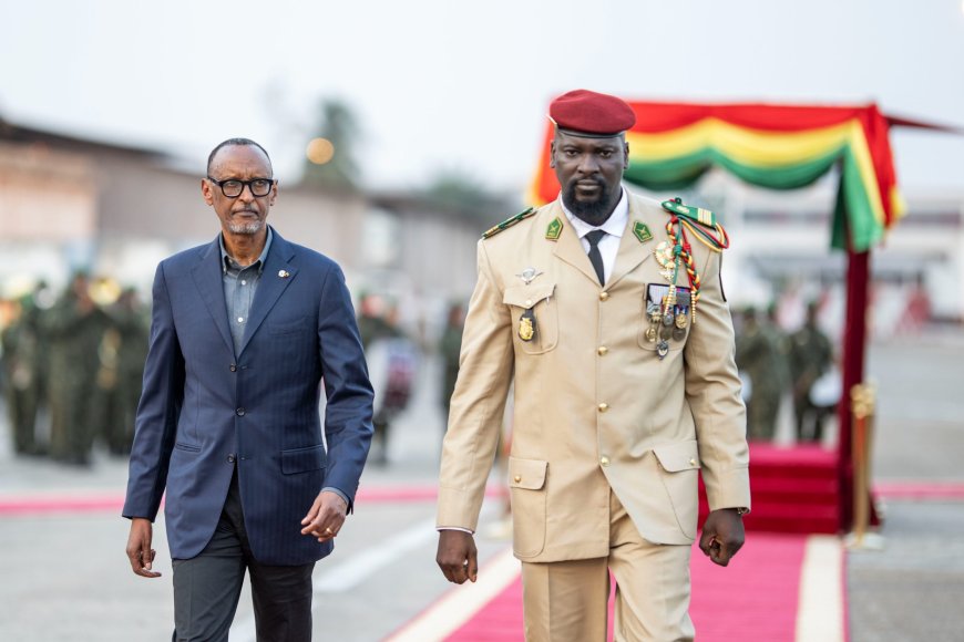 Perezida Kagame yashimiye Mamadi Doumbouya ku gutorerwa kuyobora Guinée
