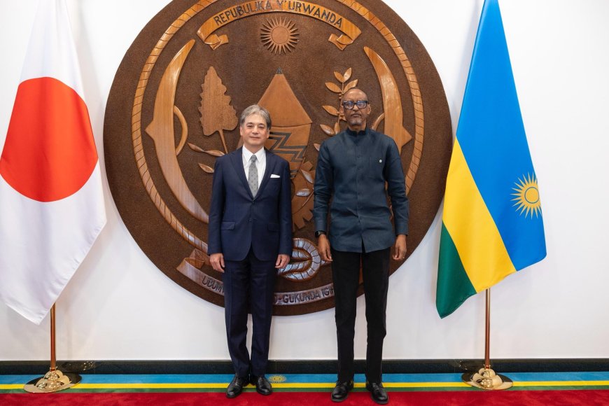 President Kagame Receives Letters of Credence from Japanese and Qatari Ambassadors