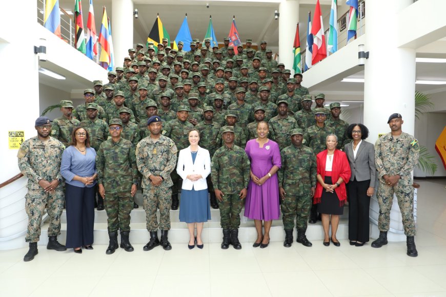 Rwandan Troops Warmly Welcomed in Jamaica to Help Rebuild After Hurricane Damage