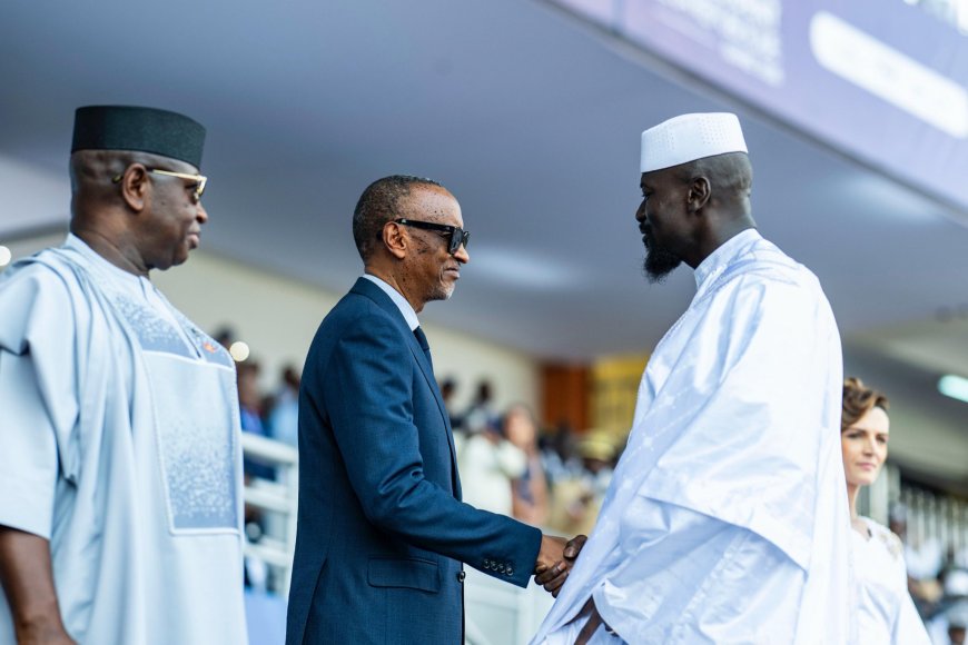 Impamvu ikomeye Perezida Kagame yitabiriye irahira rya Doumbouya