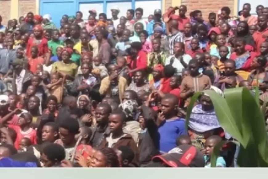 Musanze: Abarenga 1000 bahururiye kureba ibitangaza n'amabonekerwa byavuzwe n'abana bakinaga umupira