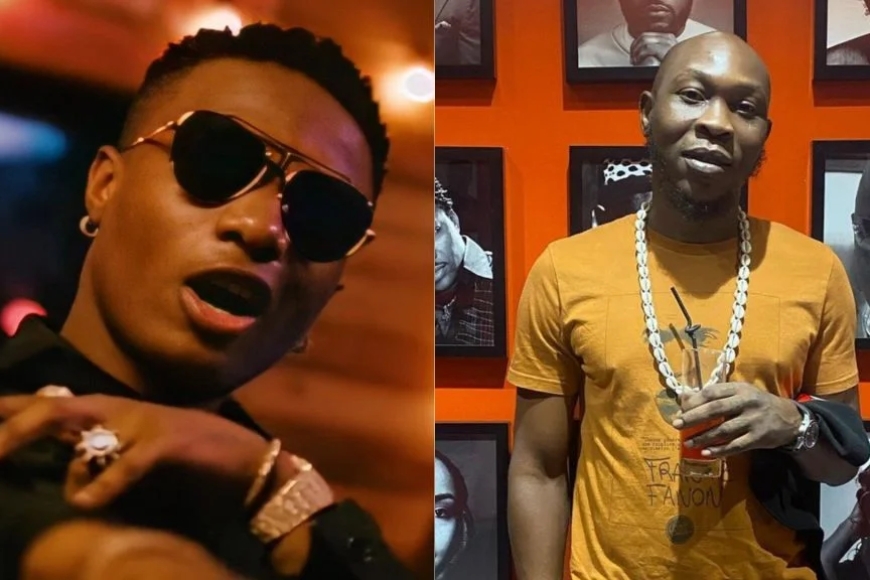 Havutse intambara y'amagambo ikomeye hagati ya Wizkid na Seun Kuti Tiwa aricuza kubyara: Avugwa hanze mu myidagaruro