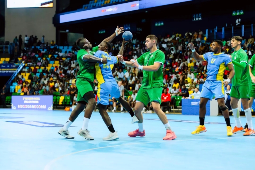 Ikipe y'igihugu y'u Rwanda ya Handball yatsinzwe irushwa na Algeria [AMAFOTO]