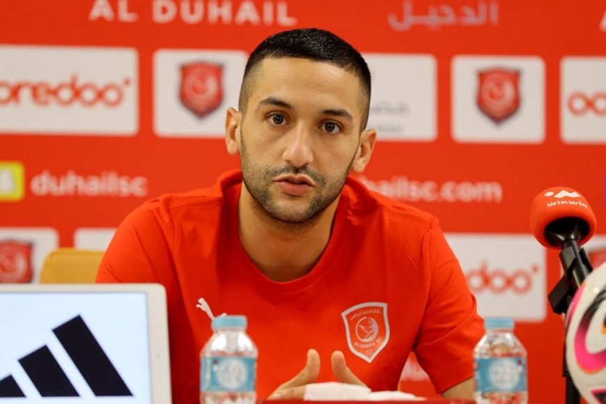 Hakim Ziyech yanze kujyana n’abandi bakinnyi ba Wydad AC muri DRC kubera gutinya izuba