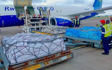 Government of Rwanda sends 20 tonnes of food and medical aid to Mozambique