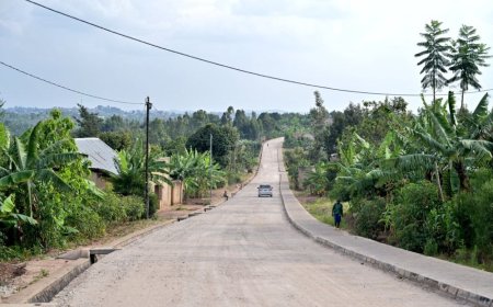 Ruhango: Hari kubakwa umuhanda wa Kaburimbo Kibingo-Karambo-Buhoro