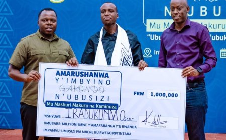 Minisitiri Dr. Utumatwishima yasabye urubyiruko gukoresha neza impano zarwo mu kwihangira imirimo