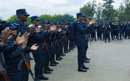 Rwanda deploys new police contingent to replace UNMISS peacekeepers in South Sudan
