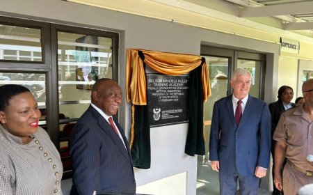 Ramaphosa yafunguye Ishuri ryitiriwe Nelson Mandela ryo guteza imbere iyubahirizwa ry’uburenganzira bw’imfungwa