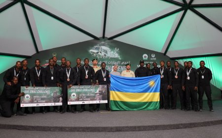 Rwanda Police wins medal at 2026 UAE SWAT Challenge