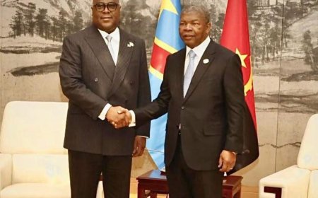 Perezida Lourenço yaganiriye na Tshisekedi i Addis Abeba ku kibazo cy’umutekano muri RDC