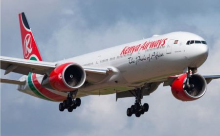 Indege ya Kenya Airways yananiwe kugwa i Kigali kubera ikirere kibi