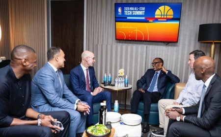 President Kagame meets NBA leadership to deepen Basketball partnership