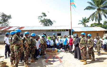 Kenya Quick Reaction Force inspires students in Mavivi, donates learning materials